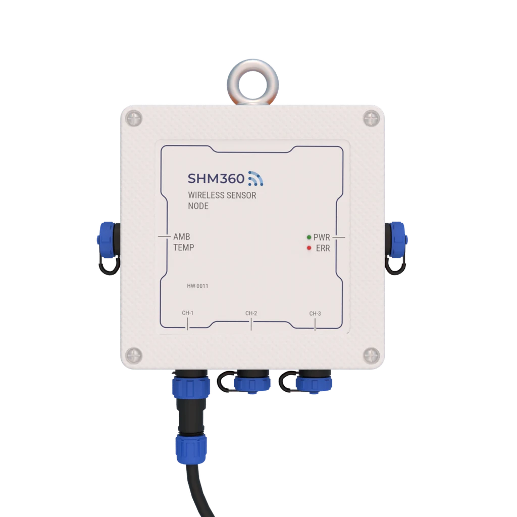 SHM360-Node LTE sensor node with three probe channels